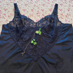 Vintage Lacey Camisole - Size 40 Lace Vanity Fair Cami - Corset Cover Bustier - Vintage Lingerie