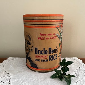 Vintage Uncle Ben's Tin - 1985 Uncle Ben's Converted Rice Tin Container ...