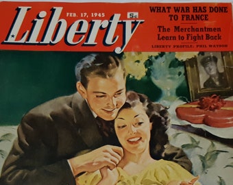Very Very Rare- Liberty Magazine – February 17, 1945