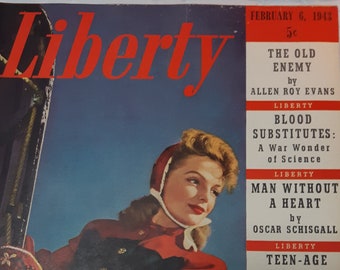 VERY VERY RARE - Liberty Magazine - February 6, 1943