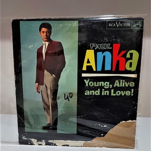 Clearance-Paul Anka, Young Alive and in Love, 12" record Long play 33 1/3