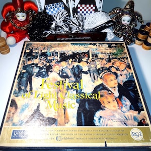 Festival of Light Classical Music-Readers Digest 12 LP Box Set with Chess/Checkers set included