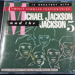 Michael Jackson and the Jackson 5 - 18 Greatest Hits cd (1983) 1st Edition in Canada (MD 9040 DIDY 000009 CRC)