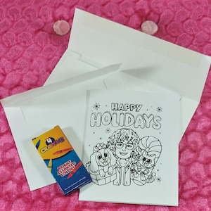 Carte de Noël à colorier par Jo Love Ltd Edition