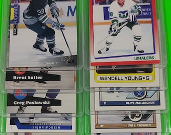 Random Vintage Hockey Trading Cards over 30 years old 1990-1994