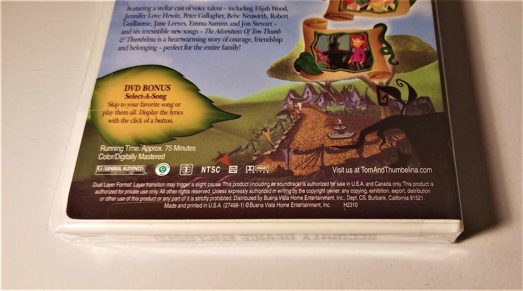 The Adventures of Tom Thumb and Thumbelina DVD Sealed - Etsy