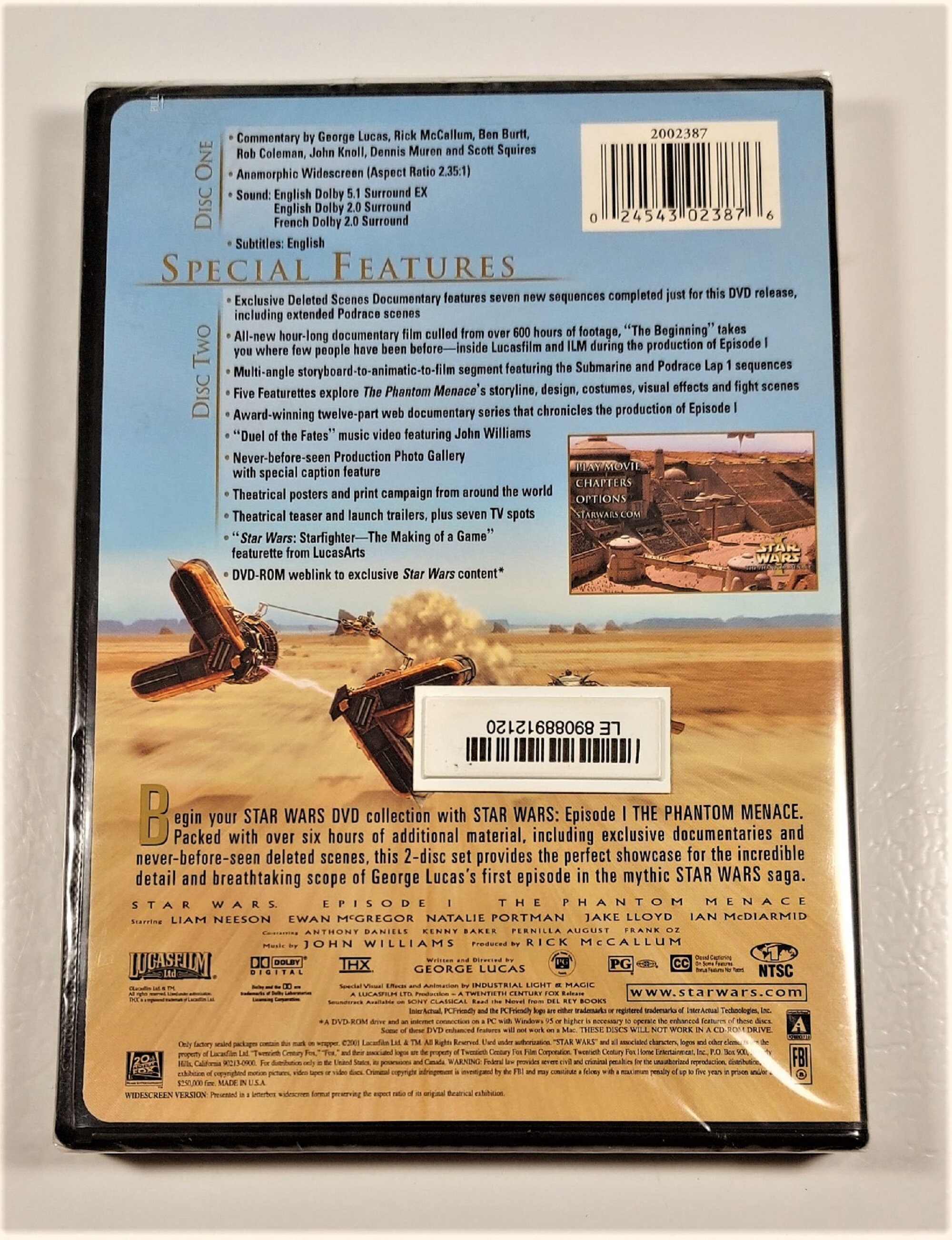 Vintage DVD (unopened) - Star Wars: Episode I – the Phantom