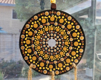 picture Easy Mandala Art On Cd cd mandala etsy