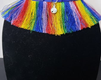 Pride Rainbow Kitten Play Collar Choker