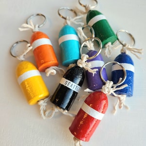 Customizable Wine Cork Buoy Keychain