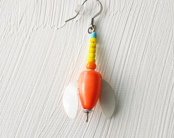 Winged Bobber Earring - B23 (N)