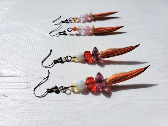Beaded Crab Earrings (HHH)