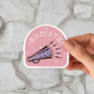 Cheer Sticker| Spirit Team| Cheer Coach| Waterbottle, Laptop, Locker Sticker