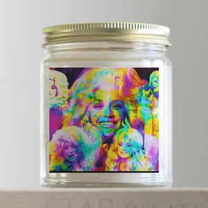 Dolly Parton Candle | Queen of Country, Nashville, Music, Love | Dolly Party Decor