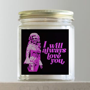 Dolly Parton Candle | Queen of Country | Song Lyrics | Dolly Theme Party