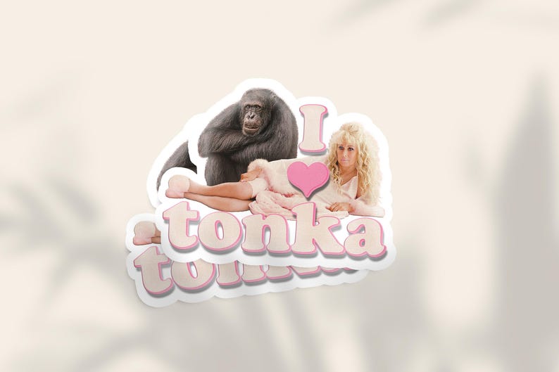 Toinks Sticker Tonka the Chimp Sticker: Funny Meme Vinyl Decal - Etsy