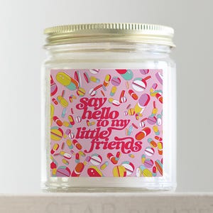 Mental Health Matters | Fun Pill Candle | Self-Care Quote | Weekly Pill Organizer | Anti-Depressant, Mental Awareness
