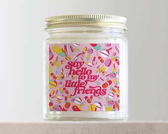 Mental Health Candle: Fun Pill Design, Self-Care Gift