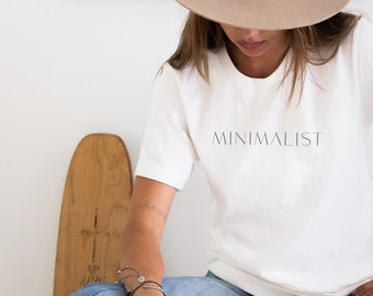 Minimalist T-Shirt: Bella Canvas 3001 Unisex Tee