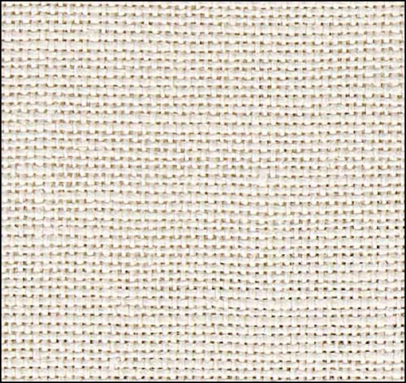 32 Count Zweigart Belfast Linen Platinum Cross Stitch Fabric image 1