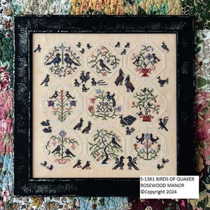 Birds of Quaker by Rosewood Manor Designs - Cross Stitch Pattern