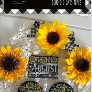 August, Good Old Days - Stitching with the Housewives - Cross Stitch Pattern
