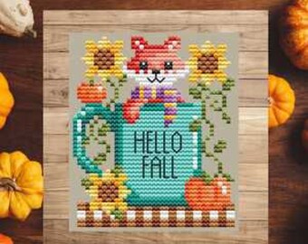 Shannon Christine HELLO FALL MUG Cross Stitch Pattern ~ Shannon ...