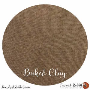 16 Count Aida - Baked Clay - Fox and Rabbit Designs