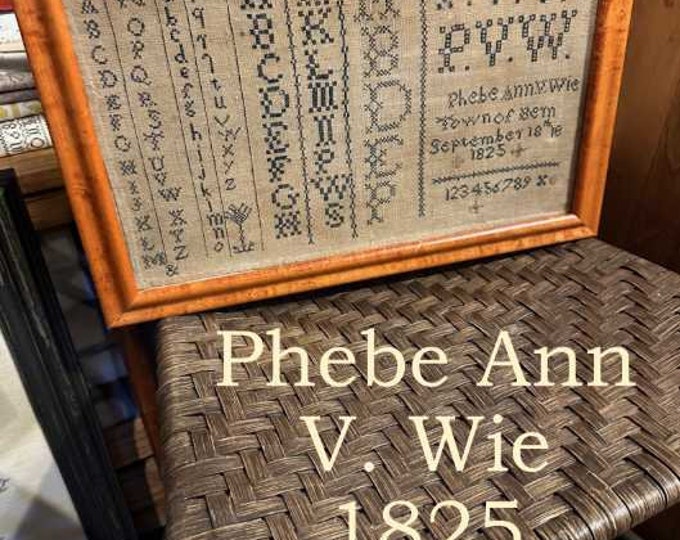 Phebe Ann V. Wie Needlework Press Cross Stitch Pattern Etsy