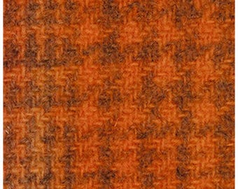 Pumpkin Glen Plaid Wool Fabric - Weeks Dye Works