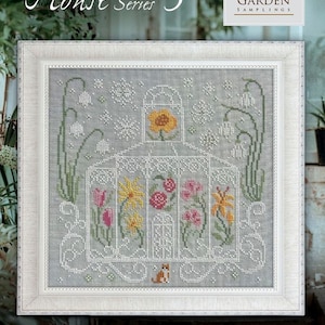 The Greenhouse - Fabulous House Series #3 - Cottage Garden Samplings - Cross Stitch Pattern