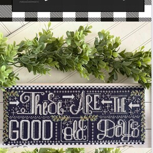 Good Old Days - Stitching with the Housewives - Cross Stitch Pattern