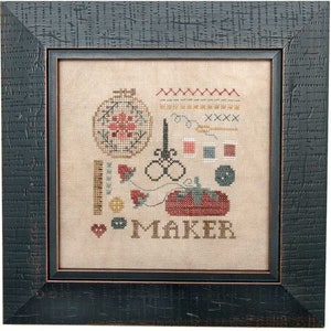 Doodles: Maker - Heart In Hand Needleart - Cross Stitch Pattern