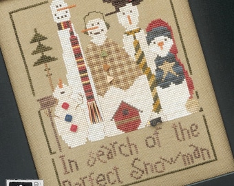 Perfect Snowman - Heart In Hand Needleart - Cross Stitch Pattern