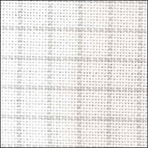 Lugana 25 Easy Count White Cross Stitch Fabric - 10&quot; x 23&quot;