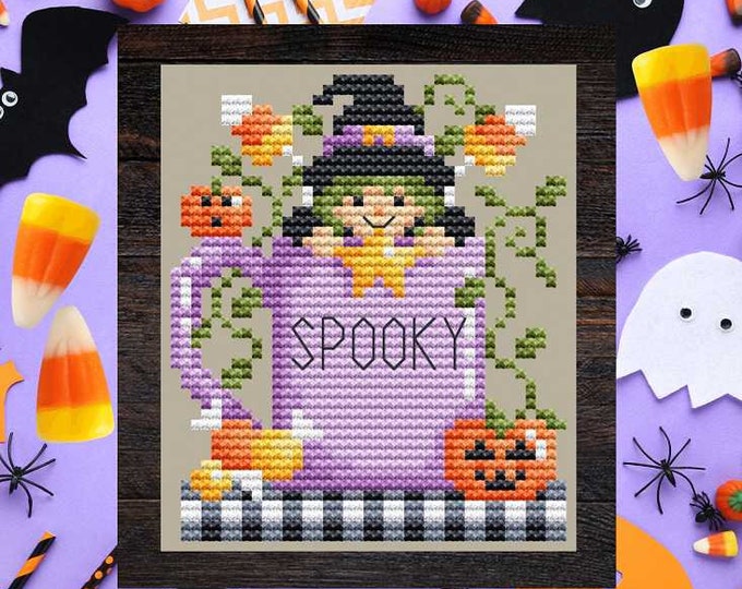 Spooky Mug - Shannon Christine Designs - Cross Stitch Pattern - Etsy