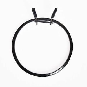 Medium Spring Metal Embroidery Hoop Nurge 160-2 Deep Black 5&quot;