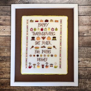 Fat Pants - Dirty Annie&#39;s - Cross Stitch Pattern