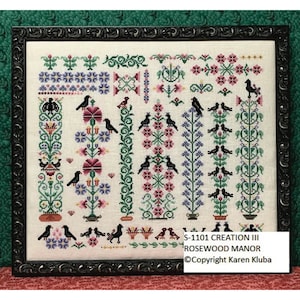 Creation III Rosewood Manor Designs - Cross Stitch Pattern