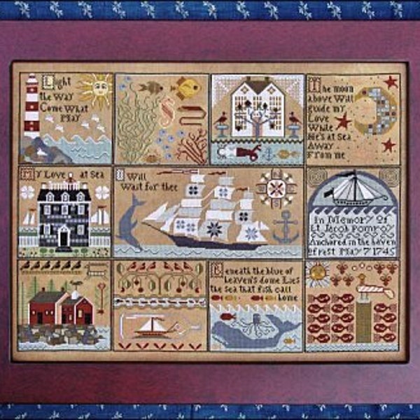 Shores of Hawk Run Hollow - Carriage House Samplings - Cross Stitch Pattern