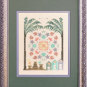 Sand and Sun - Ink Circles - Cross Stitch Pattern