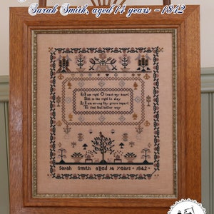 Go Tell It to the Bees - 1897 Schoolhouse Samplers - Cross Stitch Pattern