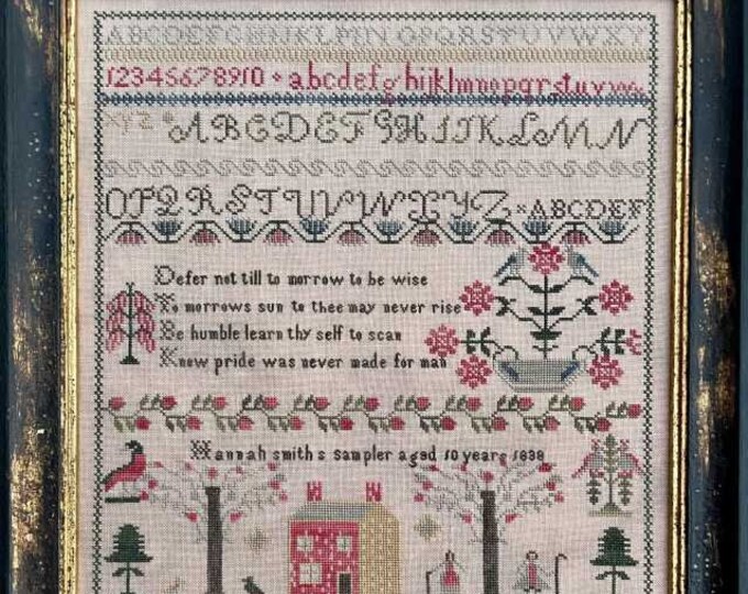 Hannah Smith 1838 Needlework Press Cross Stitch Pattern Etsy