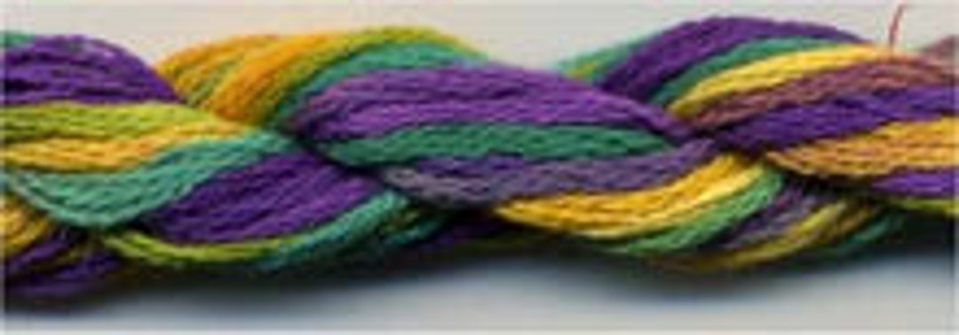 S-149 Mardi Gras - Dinky Dyes - 6 Stranded Silk Thread - Etsy