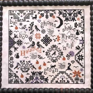 Simple Gifts- Haunted - Praiseworthy Stitches - Cross Stitch Pattern