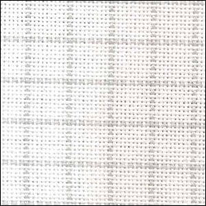 Lugana 25 Easy Count White Cross Stitch Fabric - 10&quot; x 54&quot;
