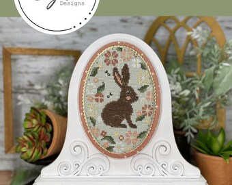 Spring Bunny - Erin Elizabeth Designs - Cross Stitch Pattern