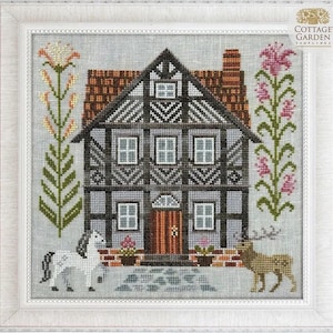 Tudor House - Fabulous House Series Special Edition - Cottage Garden Samplings - Cross Stitch Pattern