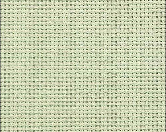 20 Count Aida - Mimosa Green Zweigart Cross Stitch Fabric