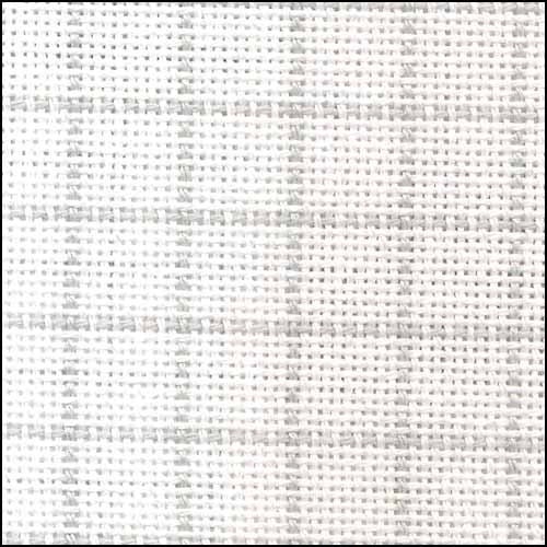 Zweigart Easy Count Aida cloth 16 count 100% cotton. White with wash away  grid.
